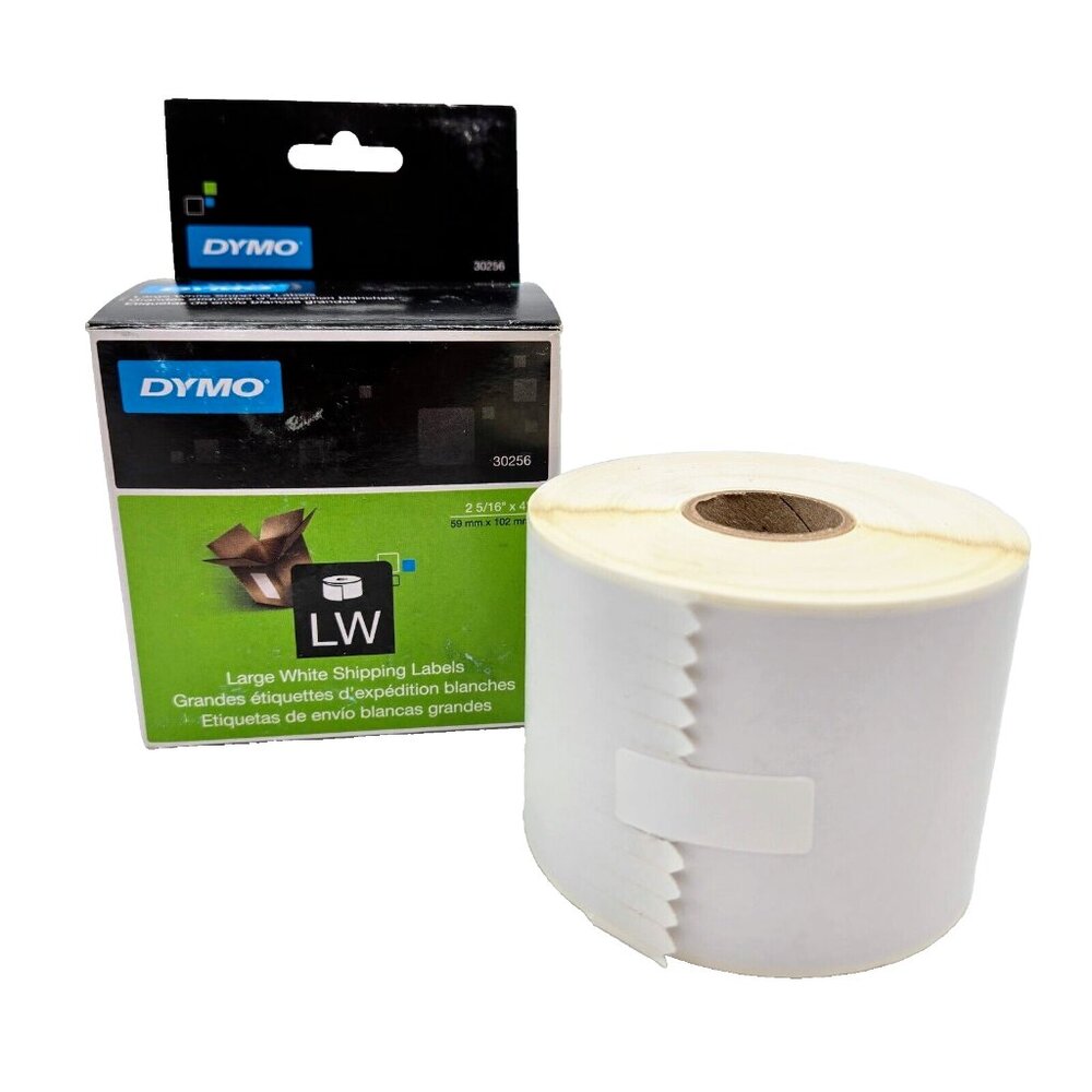 DYMO Label Writer Shipping Labels 2 5/16” x 4” White 300 Labels/Roll 30256 New